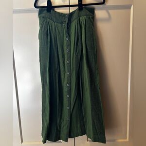 Ace & Jig Green A-Line Skirt